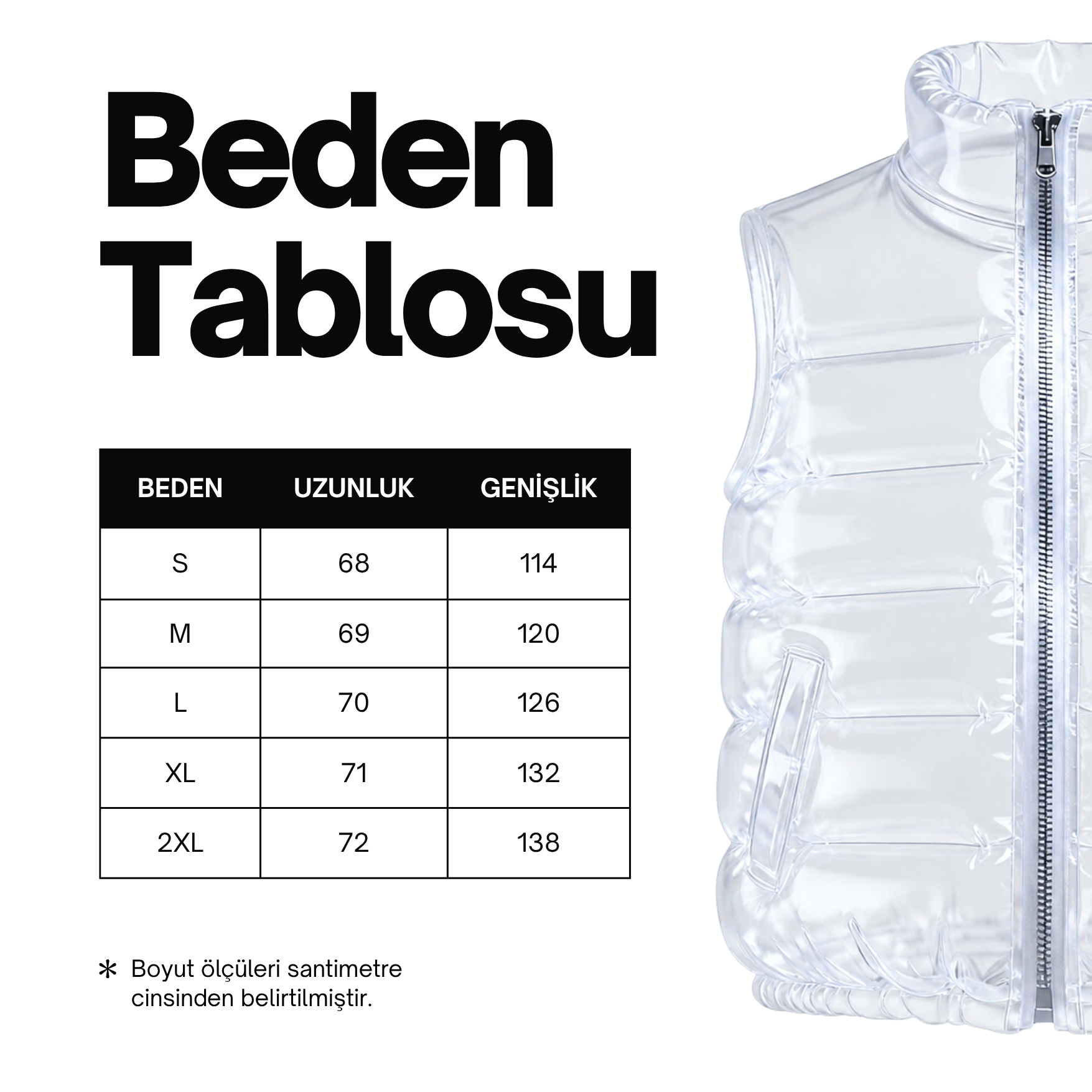 İçecek Hazneli Şişme Mont