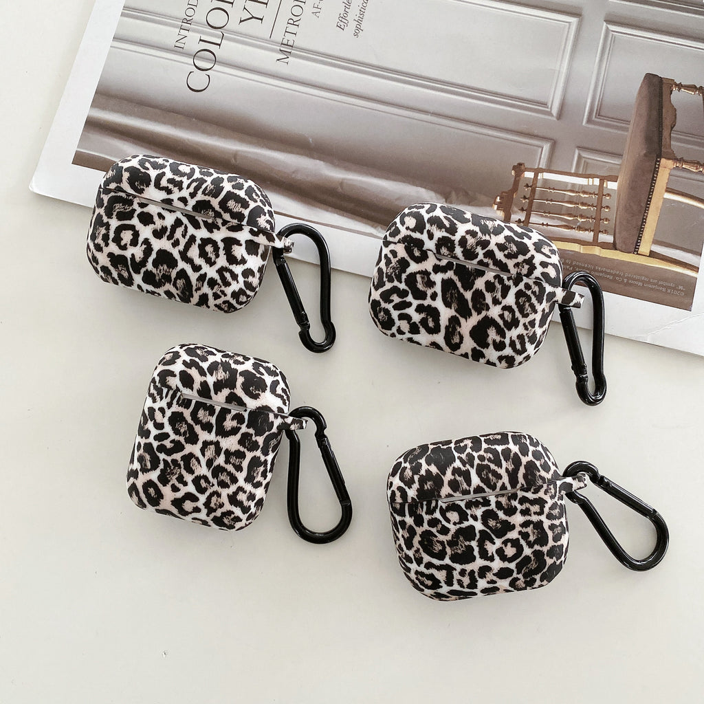 Leopar Desenli AirPods Koruyucu Kılıf