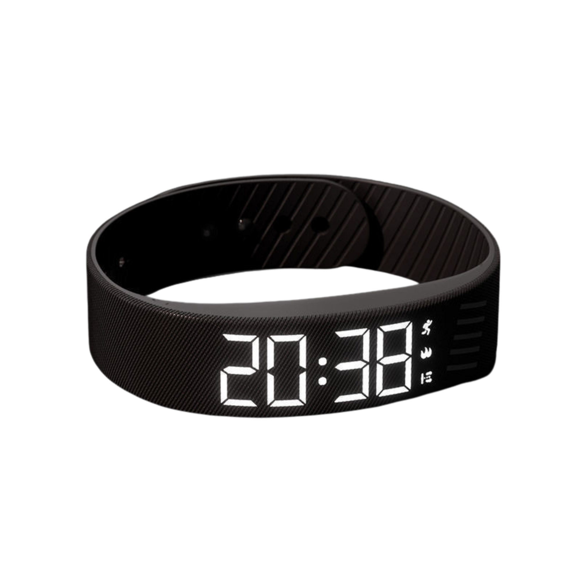 Alarm ve Adım Sayarlı Titreşimli Akıllı LED Bileklik