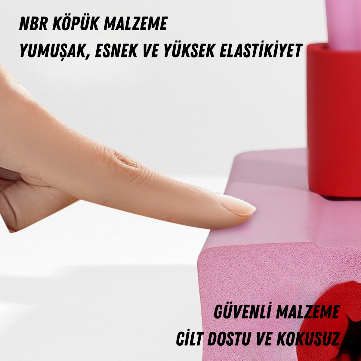 Çocuk Zıplama Egzersiz Oyuncağı – Denge ve Koordinasyon Geliştirici Sesli Zıplama Aleti - Kırmızı Renk