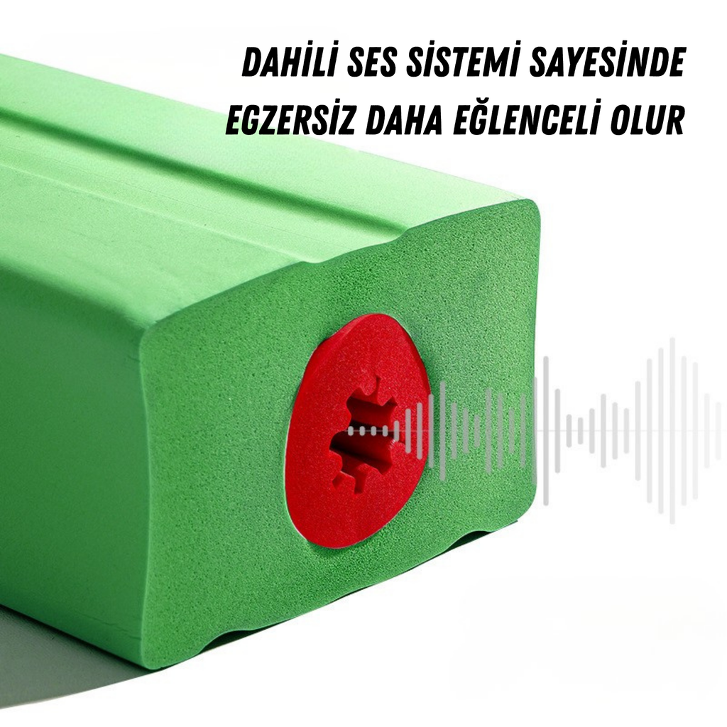 Çocuk Zıplama Egzersiz Oyuncağı – Denge ve Koordinasyon Geliştirici Sesli Zıplama Aleti - Kırmızı Renk