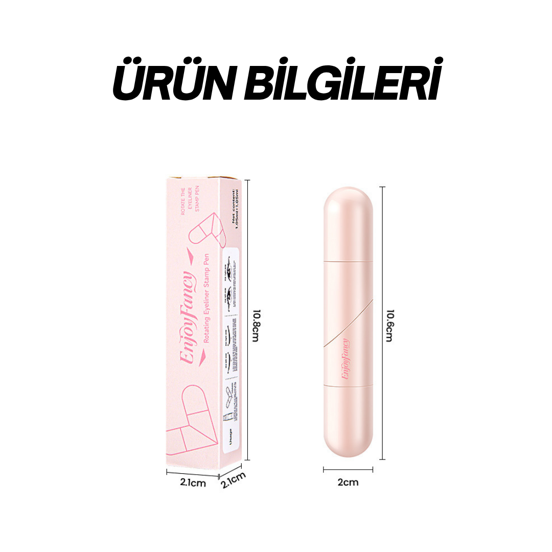 Suya Dayanıklı Çift Taraflı Eyeliner Stamp