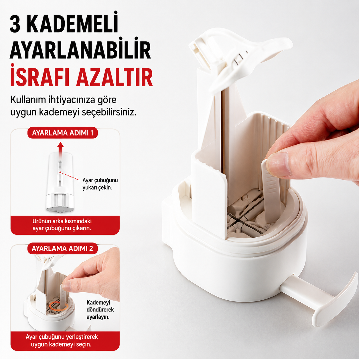 Ayarlanabilir Kalıp Sabun Öğütücü