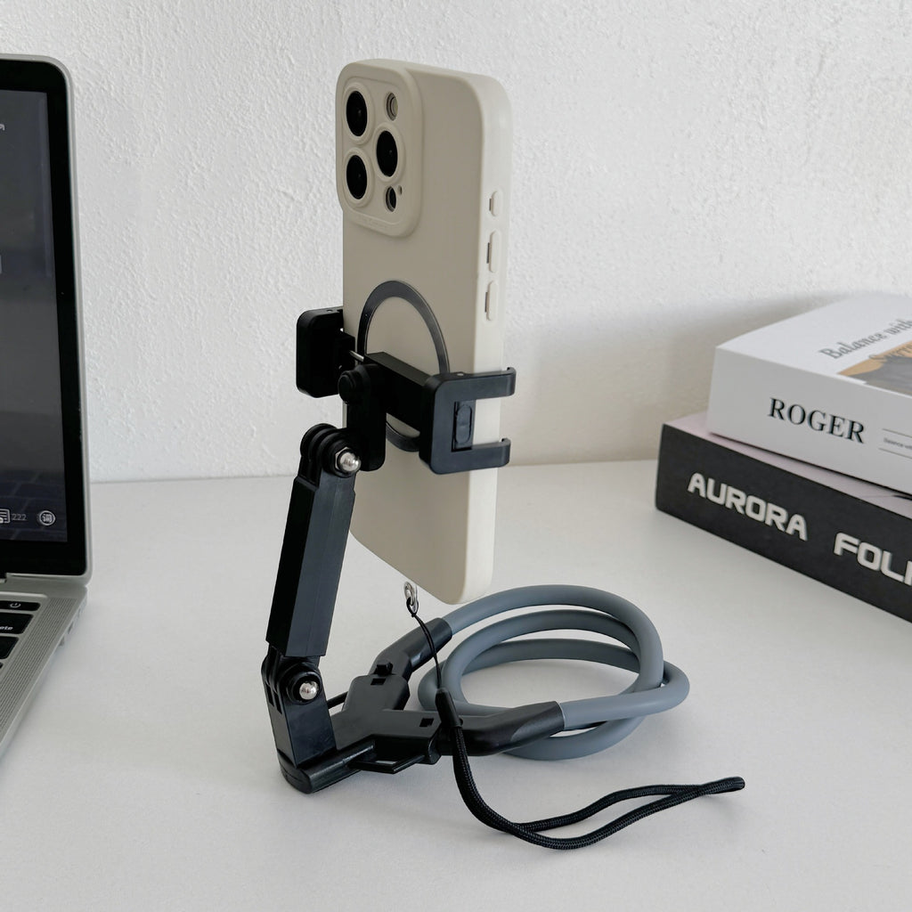 Boyuna Takılan Telefon Sabitleyici Çekim Aparatı