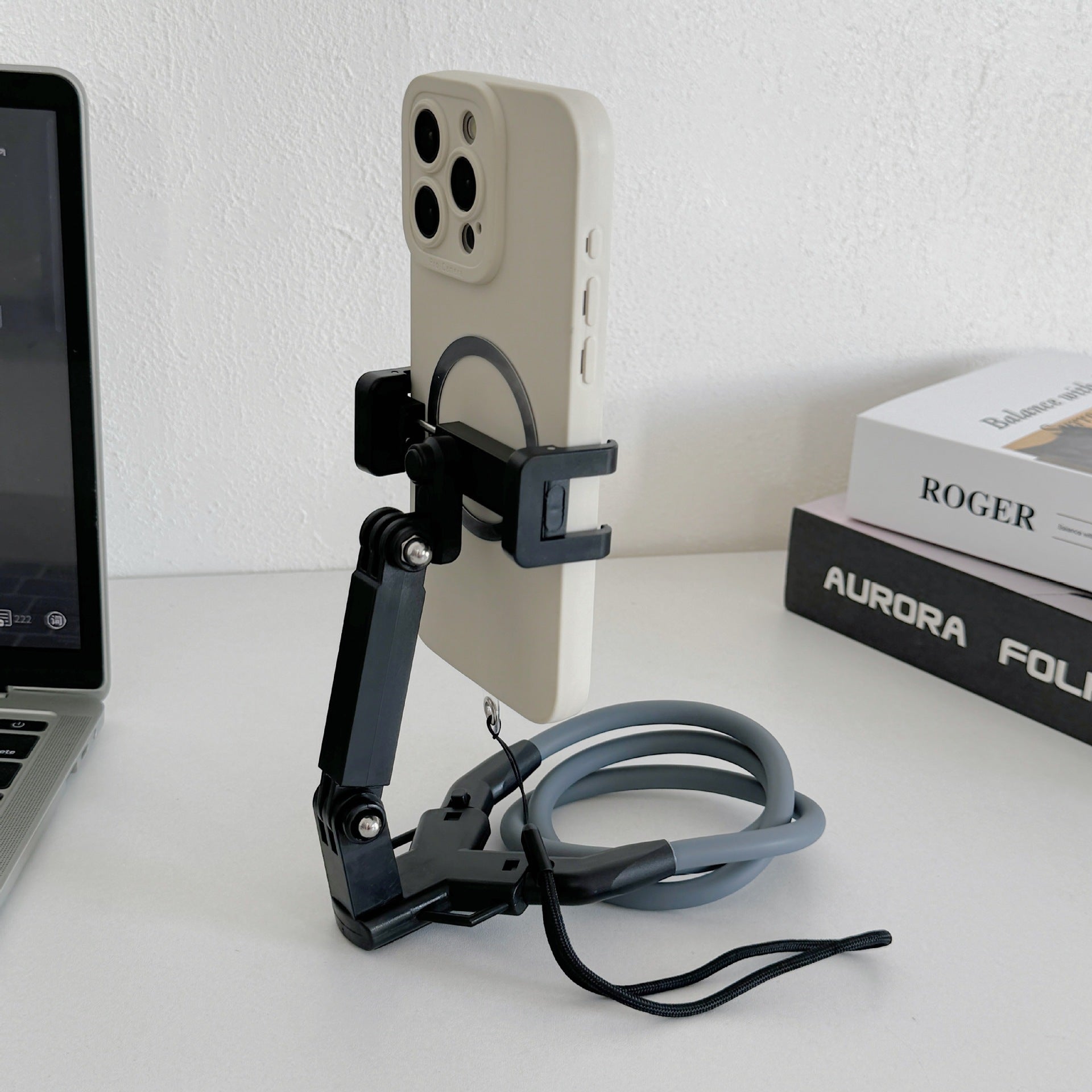 Boyuna Takılan Telefon Sabitleyici Çekim Aparatı